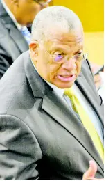  ??  ?? Opposition Leader Dr Peter Phillips