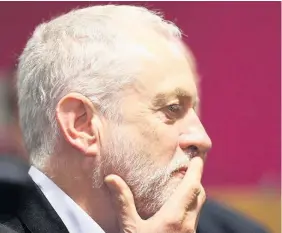  ??  ?? > Labour leader Jeremy Corbyn visits Derwentsid­e College in Consett, County Durham yesterday