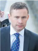  ??  ?? Legal fight:
Carl Frampton and Barry Mcguigan during the court case