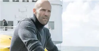  ?? WARNER BROS. ?? Jason Statham in The Meg, which took in twice what analysts expected at the box office.