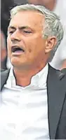  ??  ?? Jose Mourinho: The Portuguese is under fire
