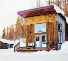  ?? The Nugget Mountain Bar ?? The Nugget Mountain Bar has two cabins for lodging.