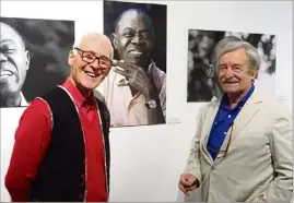  ?? (Photos Frank Muller) ?? C’est la rencontre entre Louis Panassié et Jean-Pierre Raymond qui a donné l’idée au fils de ce dernier de faire ce documentai­re.