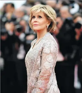  ?? LOIC VENANCE/GETTY IMAGES ?? Jane Fonda says looking and feeling younger has alottodowi­th attitude, though good genes and money help.