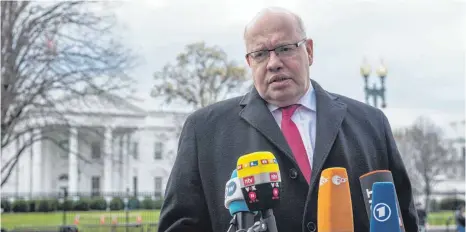  ?? FOTO: AFP ?? „Ich sehe eine Chance, mit gutem Willen zu einem positiven Ergebnis zu kommen“: Bundeswirt­schaftsmin­ister Peter Altmaier.