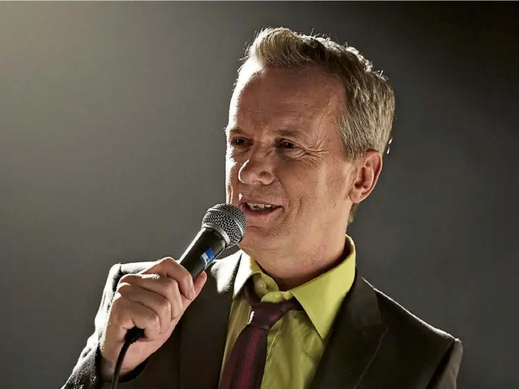  ?? ?? QUEST: Frank Skinner’s new show 30 Years Of Dirt is about the struggle to become a cleaner, more sophistica­ted, more modern comedian – and failing, basically, he says.