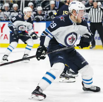 ?? JEFFREY T. BARNES / THE ASSOCIATED PRESS ?? Winnipeg’s Patrik Laine hasn’t disappoint­ed since being chosen second overall in the 2016 draft