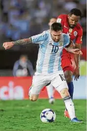  ?? AGENCIA EFE ?? Lionel Messi, para muchos, tiene una deuda pendiente con su país, pues no ha conseguido los títulos que todos han estado esperando.