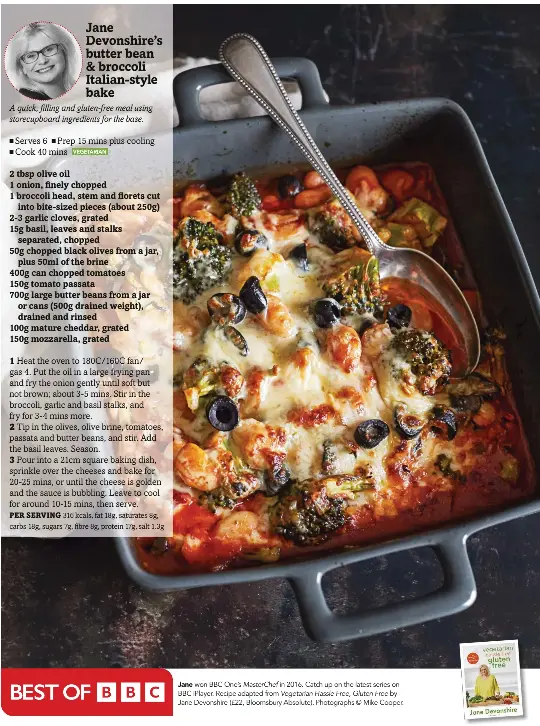 Jane Devonshire s Butter Bean Broccoli Italian style Bake PressReader