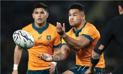  ?? Photograph: Anthony Au-Yeung/Getty Images ?? Hunter Paisami will start for the Wallabies in their Test match against Japan in Oita on Saturday.