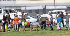  ?? ?? MOUNT Pleasant residents in Hermanus have been left without water for two days after the storm damaged the area’s water infrastruc­ture.