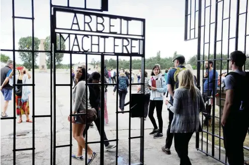  ?? Foto: nd/Ulli Winkler ?? Auf dem Gelände der KZ-Gedenkstät­te Sachsenhau­sen