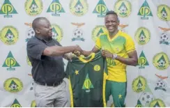  ?? - Picture courtesy of Forest Rangers FC ?? Emmanuel Mwiinde has been unveiled as a new Forest Rangers signing.