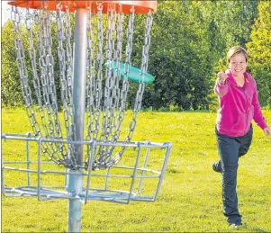  ?? STOCK IMAGE ?? The high-flying sport of disc golf will be among the latest public offerings in Sydney when a nine-hole course opens next week at Rotary Park.