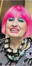  ?? GETTY IMAGES FILES ?? Zandra Rhodes relishes meeting upand-comers.