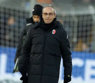  ?? ?? Pasquale Marino allenatore del Bari Criticate alcune scelte contro l’Ascoli