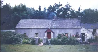  ??  ?? The O’Connell’s house in Lackendarr­a, Glantane, where Gen Lucas spent two nights.