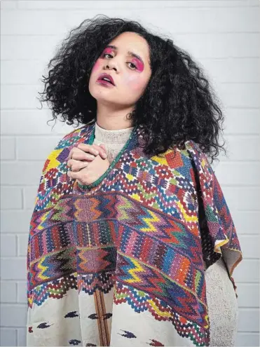  ?? JOHN PAILLE SPECIAL TO THE NIAGARA FALLS REVIEW ?? Lido Pimienta rides a wave of controvers­y and acclaim to The Warehouse in St. Catharines Thursday.