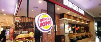 Burger King Opens New Look Outlet Pressreader