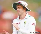  ??  ?? AB de Villiers