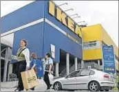  ?? MANÉ ESPINOSA ?? Imagen de la sede de Ikea en Badalona