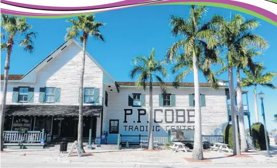  ?? PHOTOS: FLORIDA RAMBLER/COURTESY ?? The road from Fort Pierce to Jensen Beach offers a glimpse into Old Florida, like the Fort Pierce historic trading post.