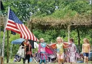  ?? SUBMITTED PHOTO ?? Children get into the spirit of the annual Pow Wow.