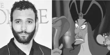  ??  ?? Dutch-Tunisian actor Marwan Kenzari (left) is reportedly set to play the villain Jafar (right) in the live-action remake of ‘Aladdin’.