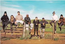  ?? ?? EB WRIGHT, Hana Giraldo, Austin Gunn, Myles O’neal, Taylor Hasselhoff, Redmond Parker, Harry Thornton and Jasmin Lawrence. | NBC Universal