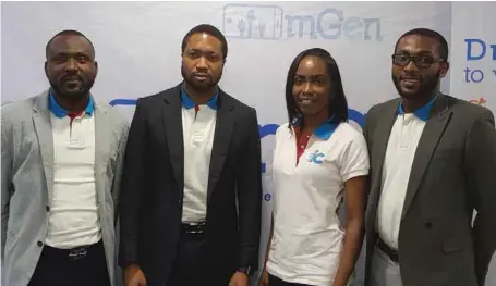  ??  ?? L-R: General Manager, Marketing and Strategy, Bunmi Fasae; MD/CEO, Ugo Okoye; General Manager, VAS and Business Operations, Jane Enajite Ivhurie and Innovation and Business Partnershi­ps Lead, Bolaji Akerele, all of iConcepts Limited, at the media...