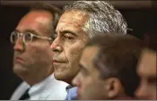  ?? THE PALM BEACH POST 2008 ?? Billionair­e Jeffrey Epstein served 13 months of an 18-month sentence after pleading guilty to state charges that included soliciting a minor for prostituti­on.