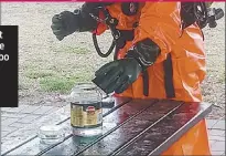  ?? PHOTO:
SUPPLIED ?? The Hazmat drill near the river in Dubbo on Monday, October 28.