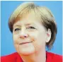  ??  ?? Angela Merkel