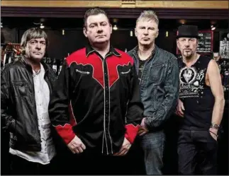  ??  ?? Seminal Irish punk band Stiff Little Fingers will be among the acts playing at the Great Irish Beer Festival in the City Hall.