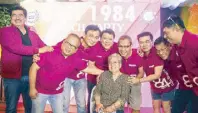  ?? ?? Former Rep. Renato Unico, Jun Garcia, Robert Albovias, Ariel Concejero, Joel Irlandez, Ramon Esteban, Bien Bernardino, Joel Villaverde and Ms. Fortune Quion.