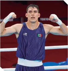  ??  ?? Rogelio despierta la ilusión mexicana de volver a ver a un boxeador mexicano en el podio olímpico.