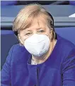  ??  ?? Chancellor Angela Merkel