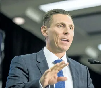  ?? POSTMEDIA NETWORK FILES ?? Ontario PC Leader Patrick Brown says social conservati­ve issues will be off limits at his party’s much anticipate­d policy convention.