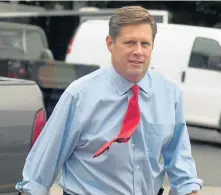  ?? HERALD FILE PHOTO BY JIM MICHAUD ?? TAKING ADVANTAGE: U.S. senate candidate Geoff Diehl may pick up votes from those who disapprove of U.S. Sen. Elizabeth Warren’s presidenti­al ambitions.