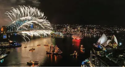  ?? FOTO: CITY OF SYDNEY/KARL BAYER ?? Die Silvesterp­arty in Sydney ist eine der berühmtest­en der Welt.