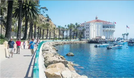  ?? AARON SAUNDERS ?? Carnival Inspiratio­n and sister ship Carnival Imaginatio­n offer weekly cruises to Catalina Island and Ensenada, Mexico.