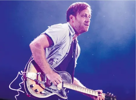  ?? DARIO AYALA/MONTREAL GAZETTE ?? Dan Auerbach performs with The Black Keys. ‘I feel like everything changed when we gave it a name,’ he says of his new band, The Arcs.