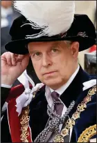  ??  ?? Political comments: Prince Andrew