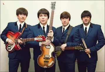  ?? CONTRIBUTE­D ?? The Mersey Beatles, the world’s only Liverpool-born Beatles tribute band, will take the stage Friday at the Crest Theatre at Old School Square.