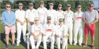  ?? Picture: Chris Davey FM4472231 ?? The Chestfield team who played a Kent Cricket Community XI in a T20 match last Wednesday evening