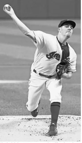  ?? KEN BLAZE/USA TODAY SPORTS ?? Cleveland pitcher Trevor Bauer was activated from the 10-day disabled list on Sept. 21.