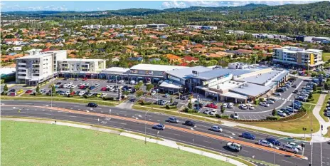  ??  ?? MAJOR HOLDING: Fund manager Clarence Property is selling the Easy T Centre at Robina on the Gold Coast.