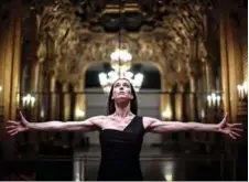  ??  ?? Russian star ballet dancer of the Mariinsky Theatre Diana Vishneva poses during a photo session. — AFP photos