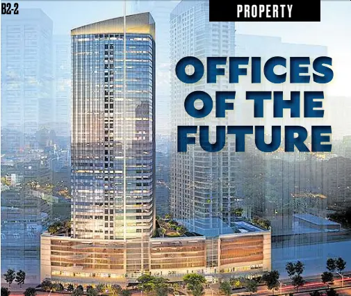  ?? ?? Offices at The Galleon will offer both green spaces and state-of-the-art technology to its tenants.