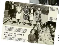  ??  ?? When First Lady of the United States, Eleanor Roosevelt visited the Seaview Ford Factory in 1943, someone forget to tell the photograph­er she was there to visit the female munition workers.